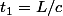 t_1=L/c