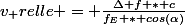 v_ {relle} = \frac{\Delta f * c}{f_E * cos(\alpha)}