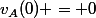 v_A(0) = 0