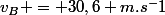 v_B = 30,6 m.s^-1}