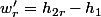 w'_{r}=h_{2r}-h_{1}