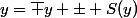 y=\overline y \pm S(y)
