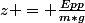 z = \frac{Epp}{m*g}