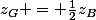 z_G = \frac{1}{2}z_B