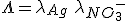 \Lambda = \lambda_{Ag^+}\,+\,\lambda_{NO_3^-}