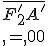 \bar{F^'_2A^'}\,=\,0