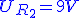 \color{Blue}U_{R_2}=9V