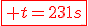 \fbox{\red t=231s}