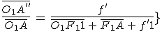 \frac{\bar{O_1A^{''}}}{\bar{O_1A}}\,=\,\frac{f^'_1}{\bar{O_1F_1}\,+\,\bar{F_1A}\,+\,f^'_1}