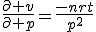 \frac{\partial v}{\partial p}=\frac{-nrt}{p^2}