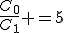 \frac{C_0}{C_1} =5