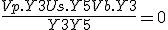 \frac{Vp.Y3 + Us.Y5 + Vb.Y3}{Y3+Y5} = 0