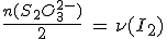 \frac{n(S_2O_3^{2-})}{2}\,\,=\,\n(I_2)