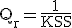\rm{Q_r=\frac{1}{K_S}}