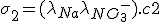 \sigma_2 = (\lambda_{Na+} +\lambda_{NO_3^-}).c2