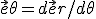 \vec e\theta = d\vec er/d\theta