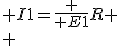 {\it I1}={\frac {{\it E1}}{R}}
 \\ 