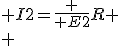 {\it I2}={\frac {{\it E2}}{R}}
 \\ 