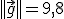 ||\vec{g}||=9,8