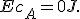  Ec_A = 0 J.