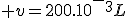  v=200.10^-^3L