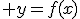  y=f(x)