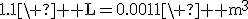 1.1\ {\rm L}=0.0011\ {\rm m}^3
