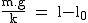 2$\rm~\frac{m.g}{k}~=~l-l_0