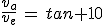 3$\frac{v_a}{v_e}\,=\,tan 10