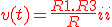 3$\red{v(t) = \frac{R1.R3}{R2}i}