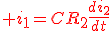 3$\red i_1=CR_2\frac{di_2}{dt}