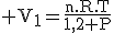 3$\rm V_{1}=\frac{n.R.T}{1,2 P}