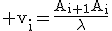 3$\rm v_i=\frac{A_{i+1}A_i}{\lambda}