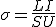3$\sigma=\frac{LI}{SU}