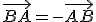 3$\vec{BA}=-\vec{AB}