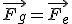 3$\vec{F_g}=\vec{F_e}