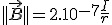 3$||\vec{B}||=2.10^{-7}\frac{I}{r}