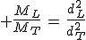 3$ \frac{M_L}{M_T}\,=\,\frac{d_L^2}{d_T^2}