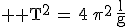 3$ \rm{ T^2\,=\,4\,\pi^2\,\frac{l}{g}}