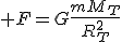 3$ F=G\frac{mM_T}{R_T^2}