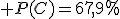 3$ P(C)=67,9%