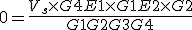 3$0= \frac{V_s\times G4 + E1\times G1+E2 \times G2}{G1+G2+G3+G4}