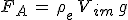 3$F_A\,=\,\rho_e\,V_{im}\,g