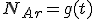 3$N_{Ar}=g(t)