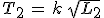 3$T_2\,=\,k\,\sqrt{L_2}