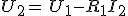 3$U_2=\,U_1-R_1I_2