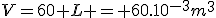3$V=60 L = 60.10^{-3}m^3