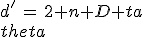 3$d^'\,=\,2 n D tan\theta