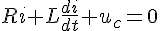 4$Ri+L\frac{di}{dt}+u_c=0