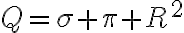 6$Q=\sigma \pi R^2